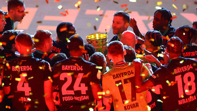&laquo;Байер&raquo; во второй раз в истории выиграл Кубок Германии по футболу