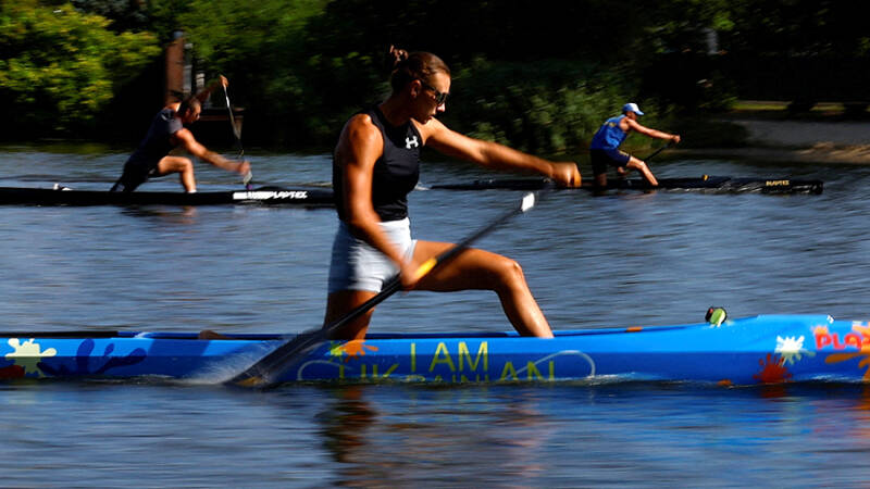 Каноистку Рыбачок на ОИ попросили закрасить надпись &laquo;Я украинка&raquo; на лодке